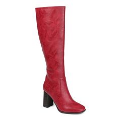 Kohls red 2024 ankle boots