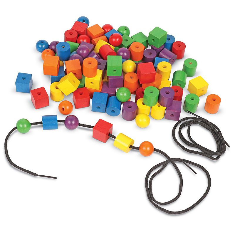 53986670 Learning Resources Beads in a Bucket, Multicolor sku 53986670