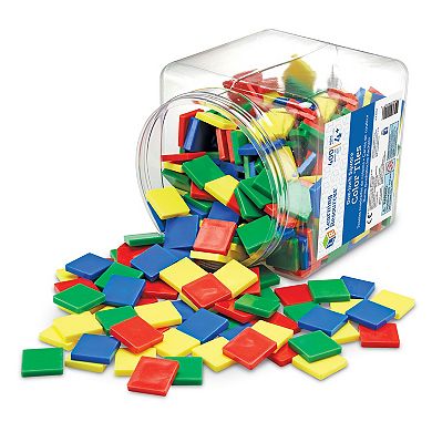 Learning Resources Square Color Tiles, Set of 400