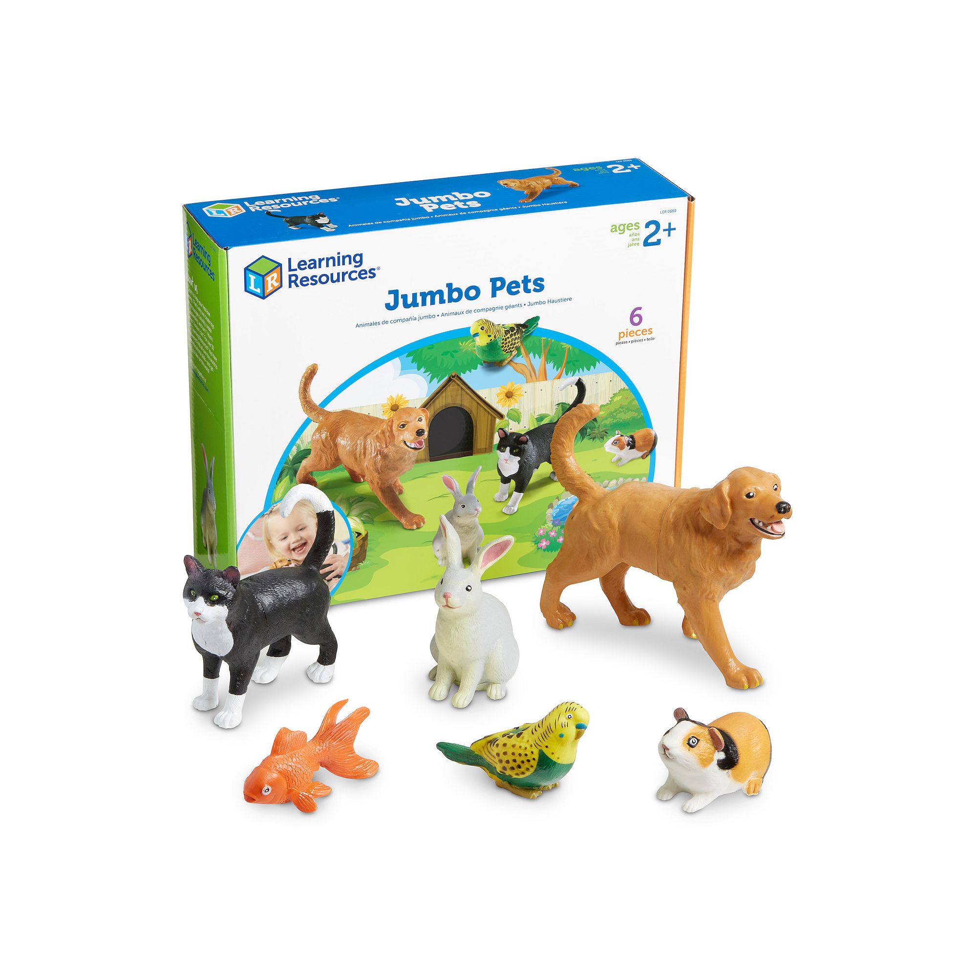 Learning Resources Jumbo Pets Set, Multi