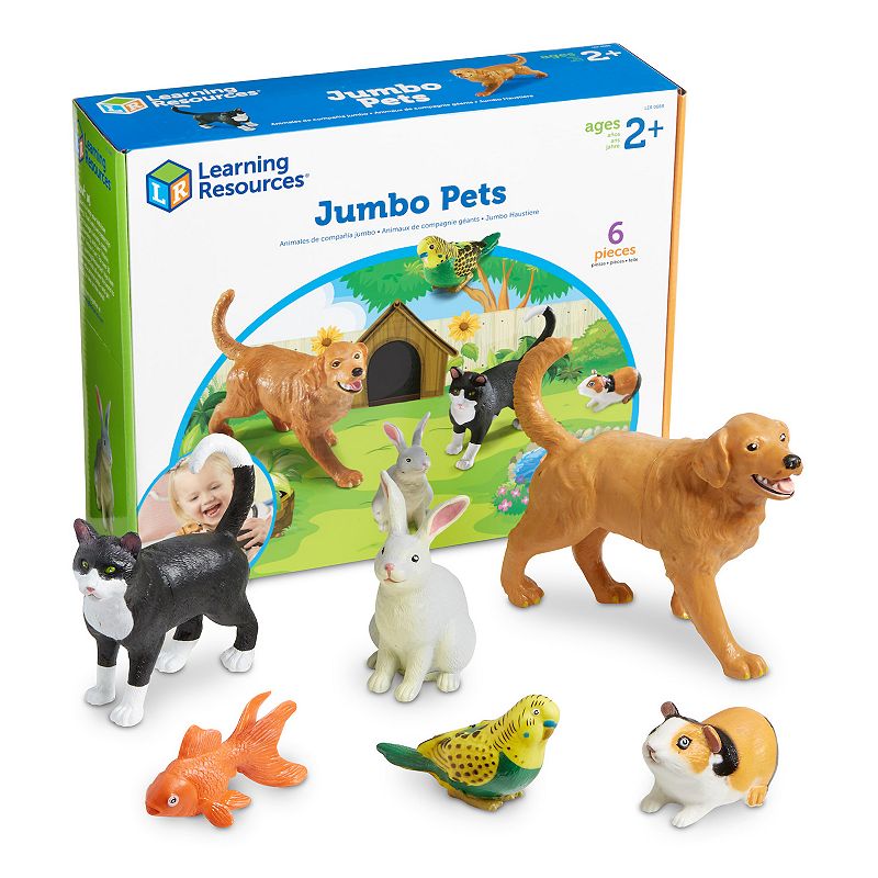 Learning Resources Jumbo Pets Set, Multicolor