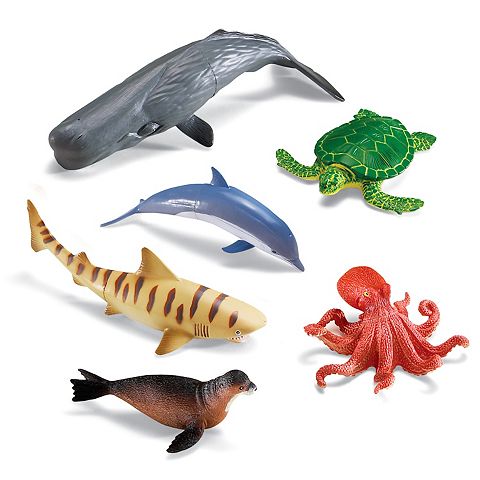 Детские фигурки Learning Resources Jumbo Ocean Animals Set