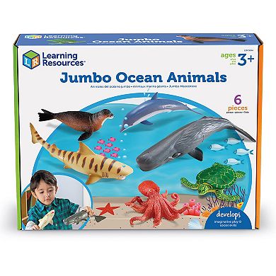 Learning Resources Jumbo Ocean Animals Set