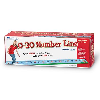 Learning Resources 0-30 Number Line Floor Mat