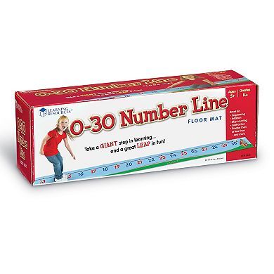 Learning Resources 0-30 Number Line Floor Mat