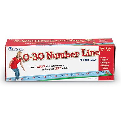 Learning Resources 0-30 Number Line Floor Mat