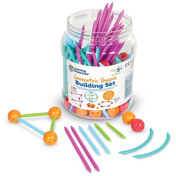 Learning Resources Geometric Shapes Building Set