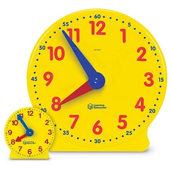 Learning Resources Big Time Classroom Clock Kit