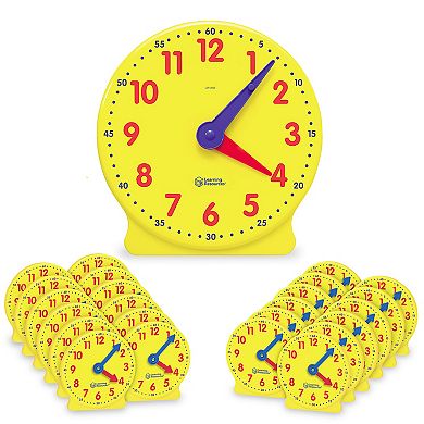 Learning Resources Big Time Classroom Clock Kit