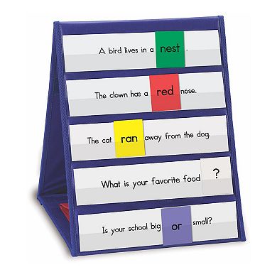 Learning Resources Double-Sided Tabletop Pocket Chart