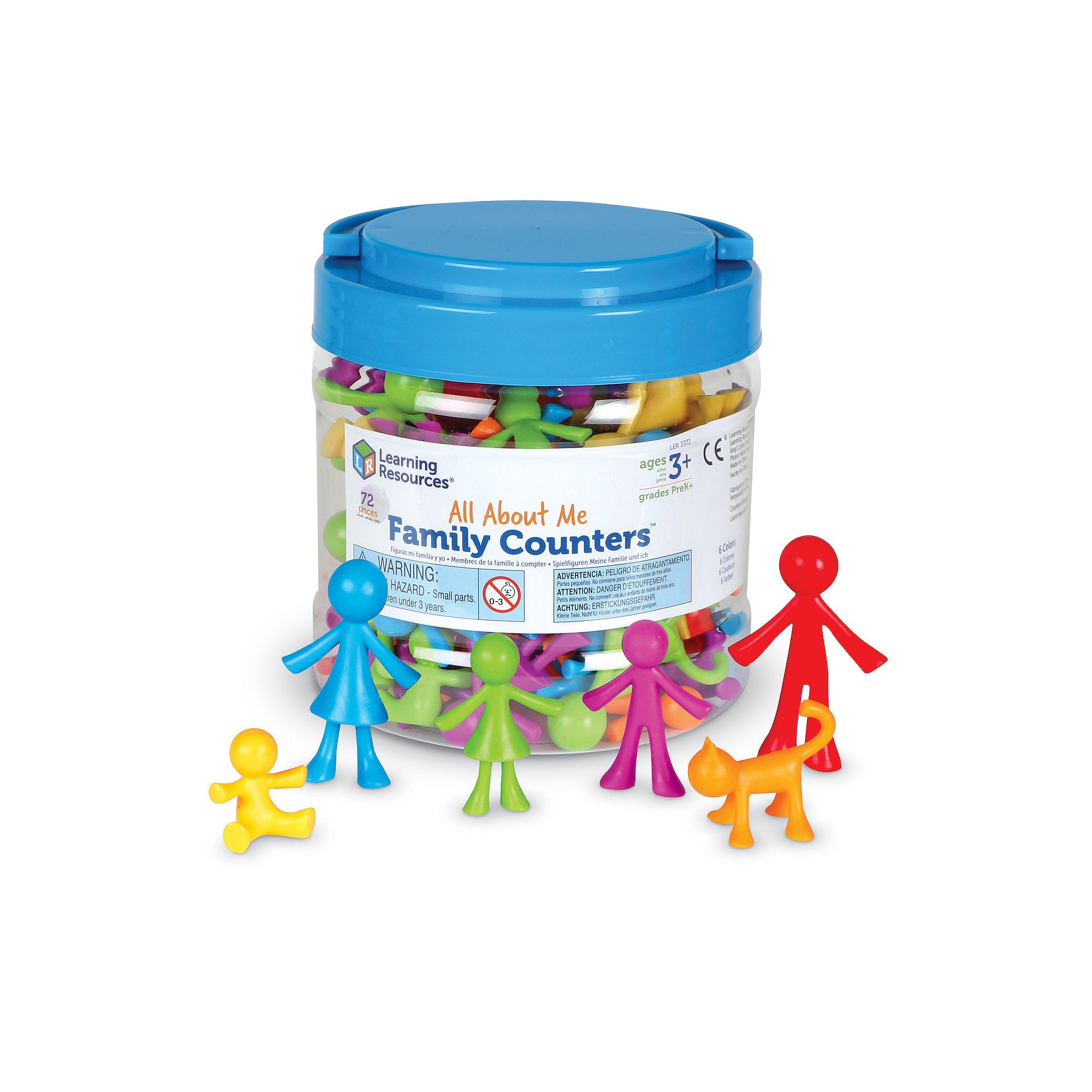 Learning Resources All About Me Family Counters, Multi