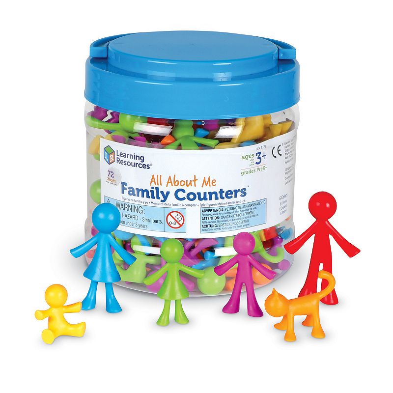 Learning Resources All About Me Family Counters, Multicolor