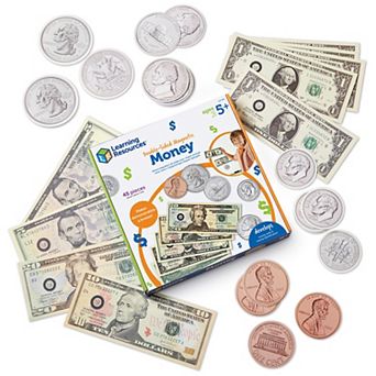 Learning Resources Double-Sided Magnetic Money Set