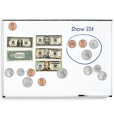 Learning Resources Double-Sided Magnetic Money Set