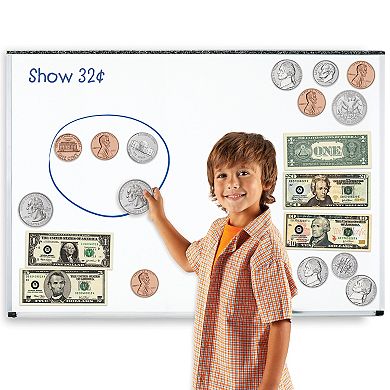 Learning Resources Double-Sided Magnetic Money Set