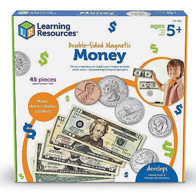 Learning Resources Double-Sided Magnetic Money Set