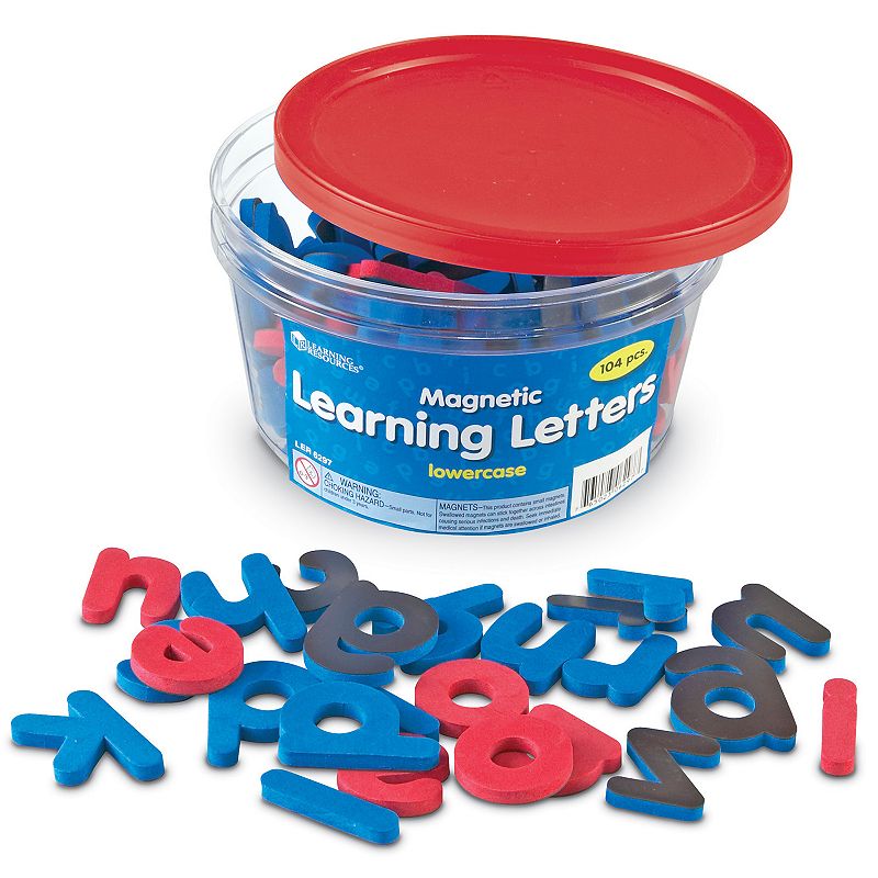 Learning Resources Magnetic Learning Letters: Lowercase Set, Multi