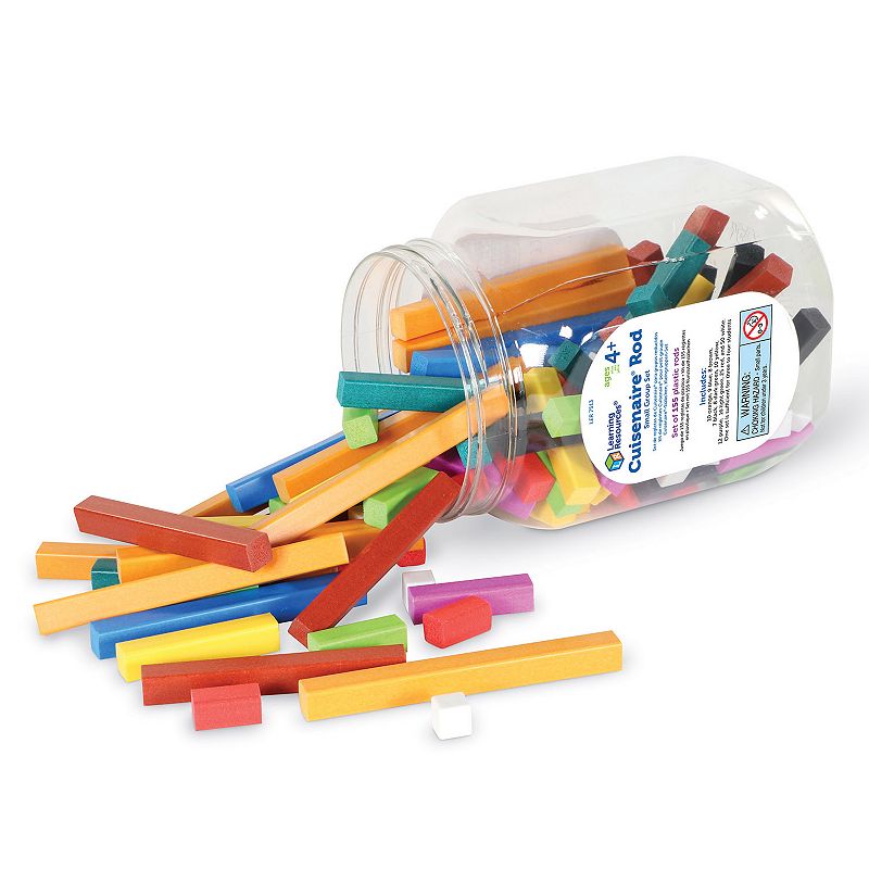 Learning Resources Plastic Cuisenaire Rods Small Group Set, Multi