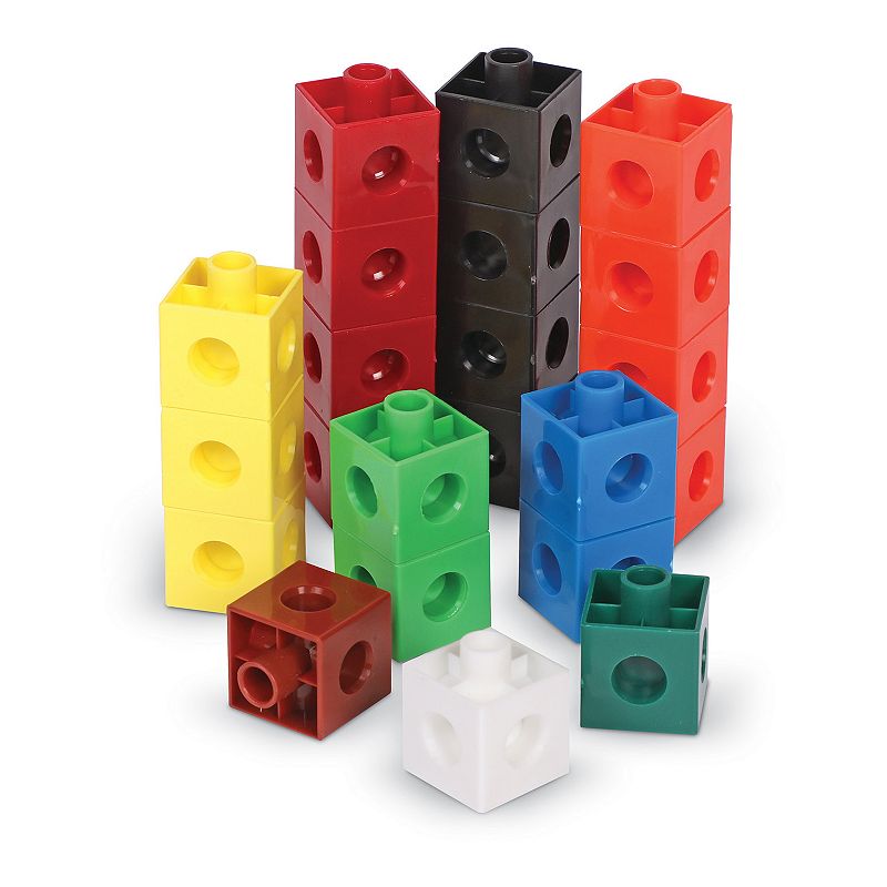 Learning Resources Snap Cubes, Set of 500, Multicolor