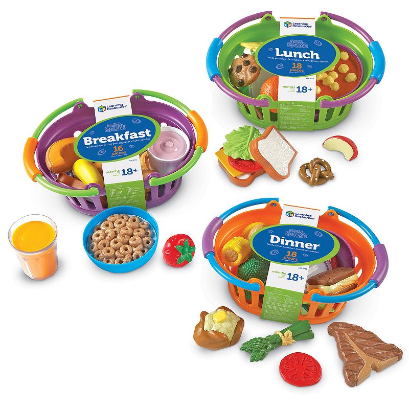 Learning Resources New Sprouts 3 Basket Bundle, Multicolor