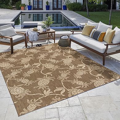 Reyn Spooner Aloha Welcome Havana Sand Area Rug