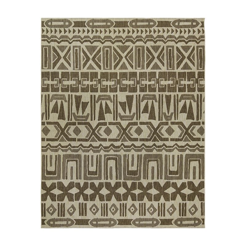 Reyn Spooner Kappa Sand Havana Area Rug, Brown, 9X13 Ft