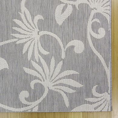 Reyn Spooner Polynesian Pareau Gray Cream Area Rug