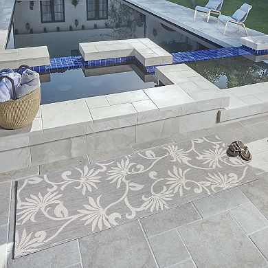 Reyn Spooner Polynesian Pareau Gray Cream Area Rug
