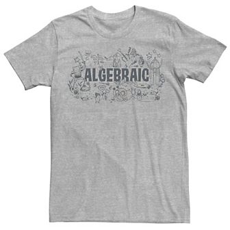 Men's Cartoon Network Adventure Time Algebraic Group Sketch Tee
