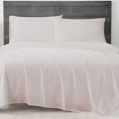 Cannon Solid Percale Sheet Set