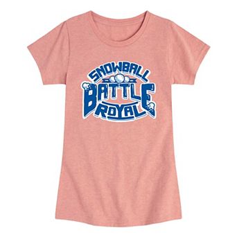 Girls 7-16 Snowball Battle Royal Graphic Tee