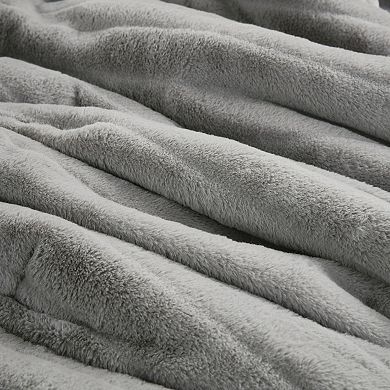 Madison Park Eve Faux Fur Down-Alternative Comforter Set with Shams