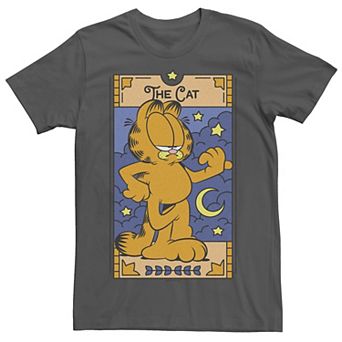 Men's Garfield The Cat Tarot Card Graphic Tee