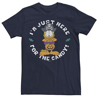 Men's Garfield "I'm Just Here For The Candy" Tee