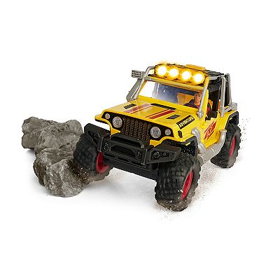 Dickie Toys Light & Sound Jeep Adventure Playset