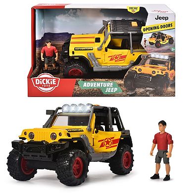 Dickie Toys Light & Sound Jeep Adventure Playset