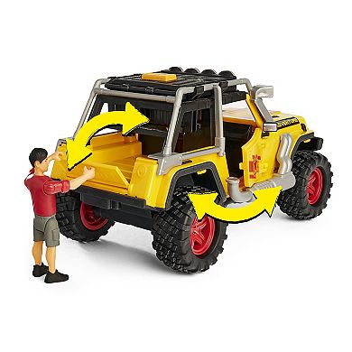 Dickie Toys Light & Sound Jeep Adventure Playset