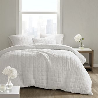 N Natori Cocoon Quilt Top Oversized Comforter Set with Shams