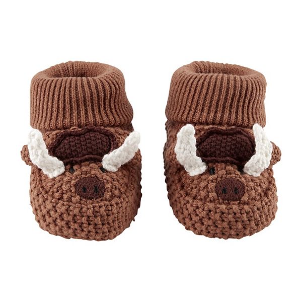 Carter's Buffalo Crochet Booties