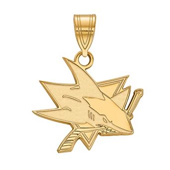 LogoArt San Jose Sharks Sterling Silver Logo Pendant