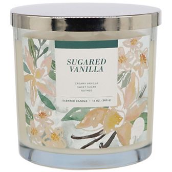 Sonoma Goods For Life® Sugared Vanilla 14-oz. Candle Jar