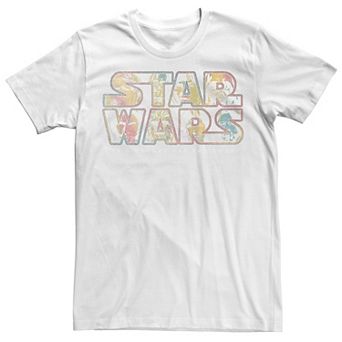 Men's Star Wars Cast Logo Color Fill Tee