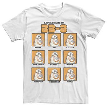 Men's Star Wars The Expressions Of BB-8 Tee