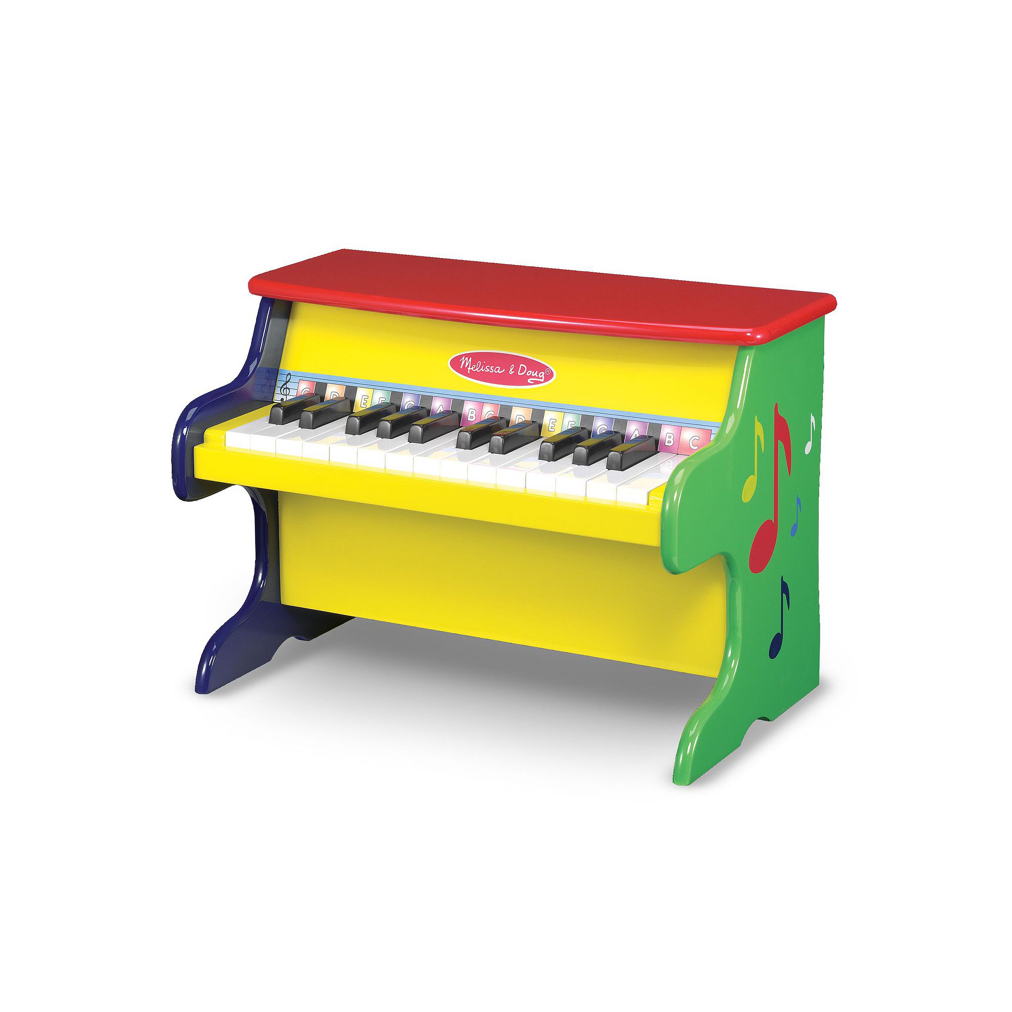 Melissa & Doug Learn-to-Play Piano, Multicolor