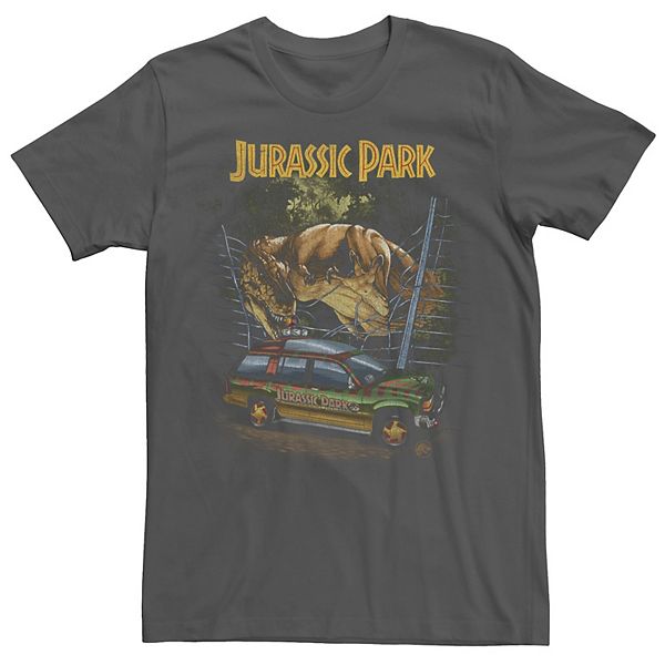 Men's Jurassic Park Vintage T-Rex Break Out Tee