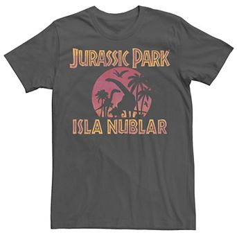Men's Jurassic Park Isla Nublar Gradient Sunset Tee