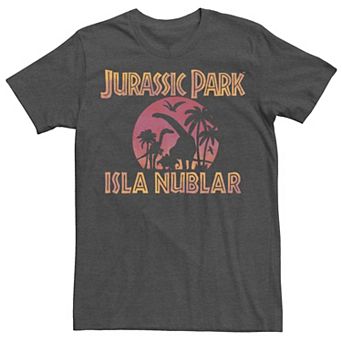 Men's Jurassic Park Isla Nublar Gradient Sunset Tee