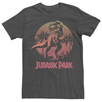 Men's Jurassic Park T-Rex Gradient Sunset Tee