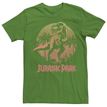 Men's Jurassic Park T-Rex Gradient Sunset Tee