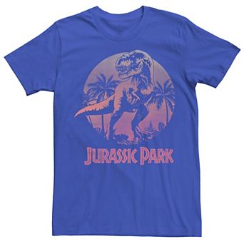 Men's Jurassic Park T-Rex Gradient Sunset Tee
